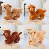 Toy Camel Plush Keychain Animal Stuffed Doll Backpack Pendant Cute Kids Gift