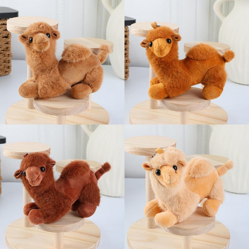 Toy Camel Plush Keychain Animal Stuffed Doll Backpack Pendant Cute Kids Gift