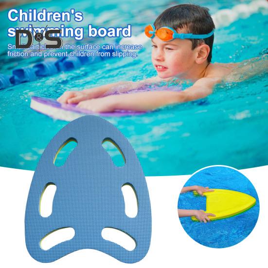 Kids Swimming Kickboard Swim Training Aid Pool Floating Board with 6 Handrail Holes Safety Swim Board for Beginners