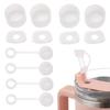 Accessories Round Leak Stopper Straw Cover Cap Spill Proof Stopper Set Square Spill Stopper