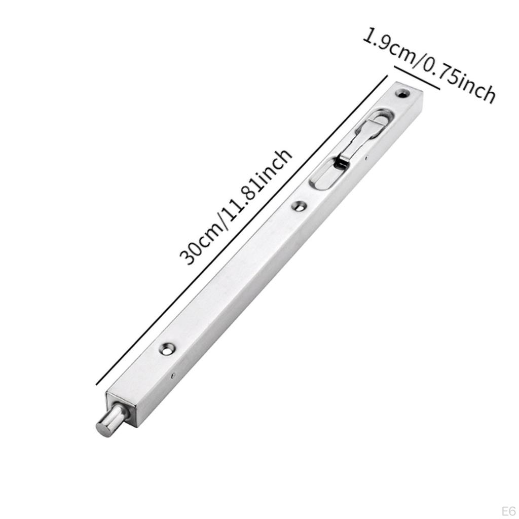 Flush Bolt , Sturdy Wear Resistant Easy To Use Practical Hardware Concealed Latch for Apartment