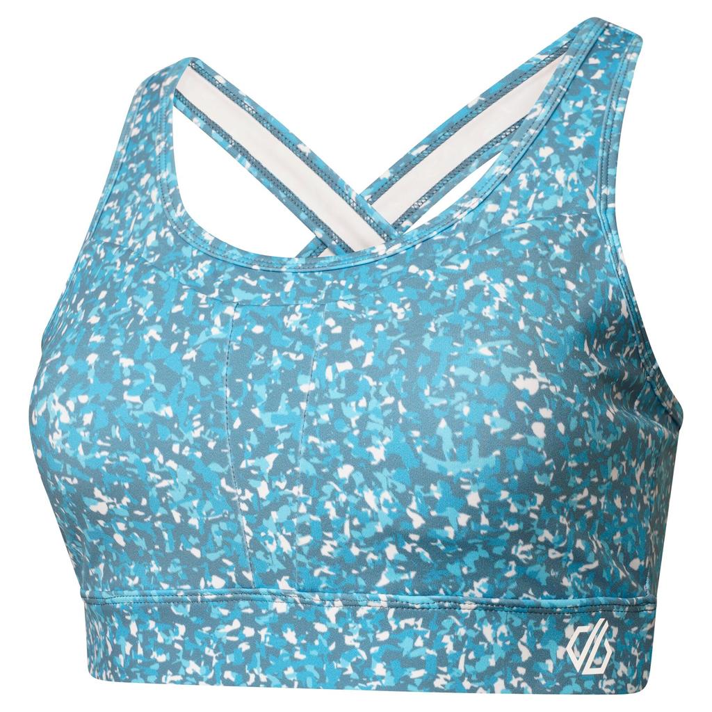 Womens/Ladies Mantra Fracture Print Recycled Sports Bra