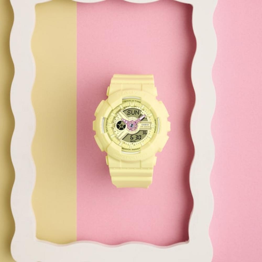 Casio Baby G Vivid Accent Hands Ba 110ah 9ajf