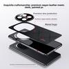 For Honor Magic 8 7 6 Pro Magic8 Case Premium Plain Leather Full-Coverage Lens PC Anti-drop Cover for Magic8 Pro Funda