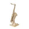 3D Wooden Puzzle Ornament Series with Japanese Instructions Tsukurundesu® (Tenor Saxophone)