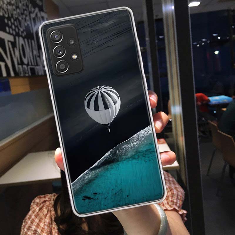 

Drifting in a Hot Air Balloon s Serene Embrace Phone Case for Samsung A54 A57 A37 A17 A14 A15 A12 A24 A34 A55 A35 A25 A52S A07 A Samsung Note 20