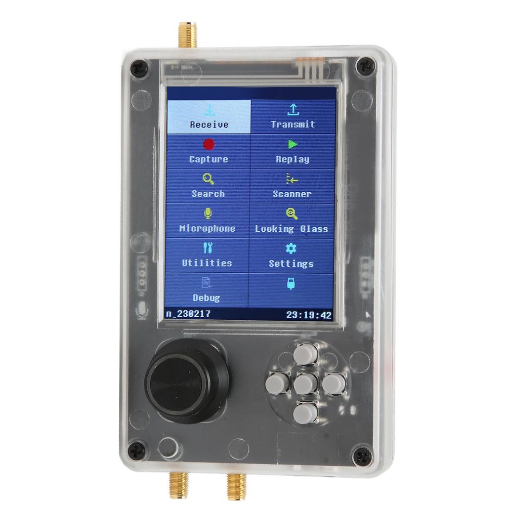Software Defined Radio Kit 3.2 Inch TFT Screen 2000mAh Battery SDR Radio Receiver Assembled for Monitoring Ship Car
