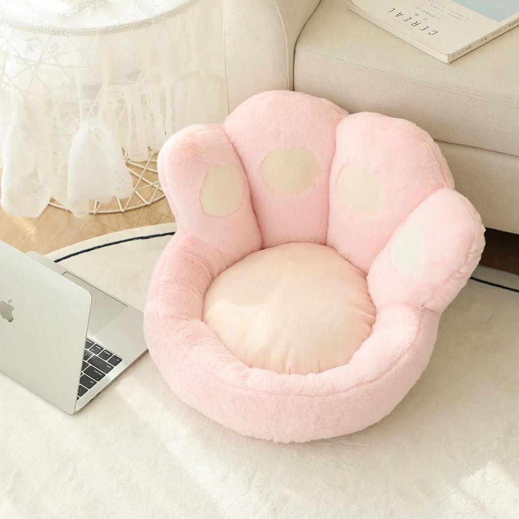 Cartoon Lazy Sofa Tatami Floor Cushion & Backrest Stool for Bedroom and Bay Window