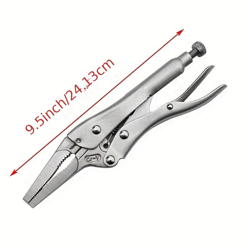 9.5 Inch Long Nose Locking Pliers Toughbuilt Multitool Labor-saving Pliers Welding Clamp Suitable for Car Maintenance Hand Tools