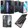 Premium Frosted Clear Magnetic Anti Yellowing Anti Fingerprint Folding Phone Case for Samsung Z Fold 7 6 8 Wide Ultra Thin Cover