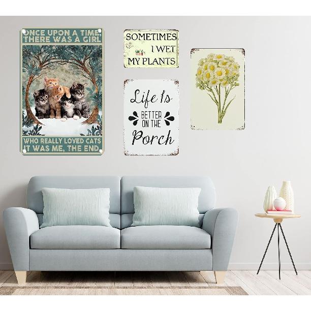 Sewing Machine Needle Parts Metal Tin Sign Vintage Home Decor Gift for Family Friend On Birthday Retro Poster Rustic Home Decor Funny Room Decor