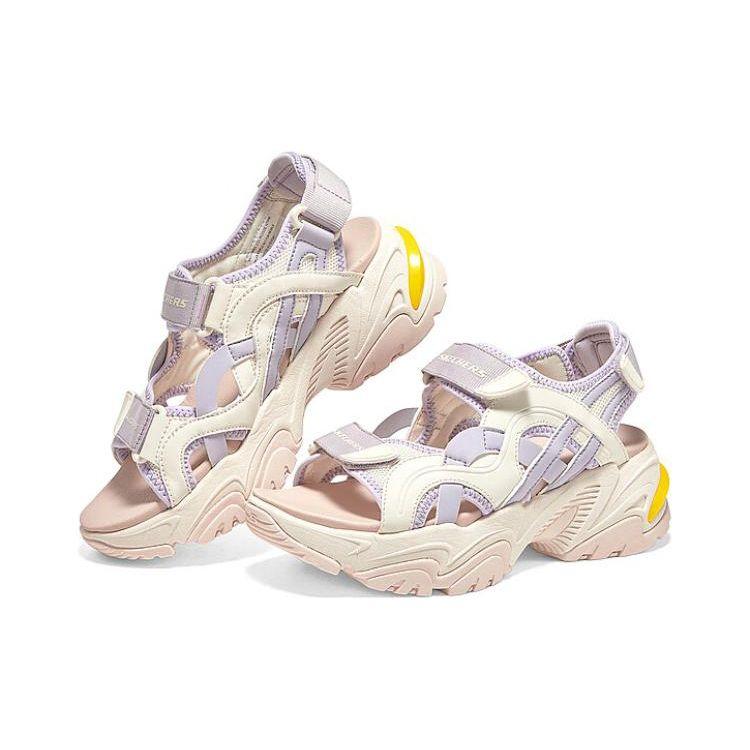 Skechers Stamina V2 PU Mecha Style Beach Sandals Women Sandals Pink Purple 119862-NTPR