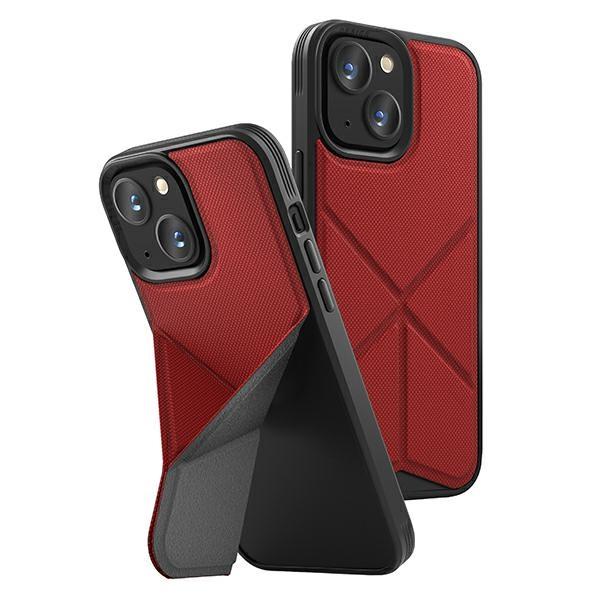 UNIQ Transforma iPhone 13 / 14 / 15 6,1  Hülle rot/korallenrot MagSafe
