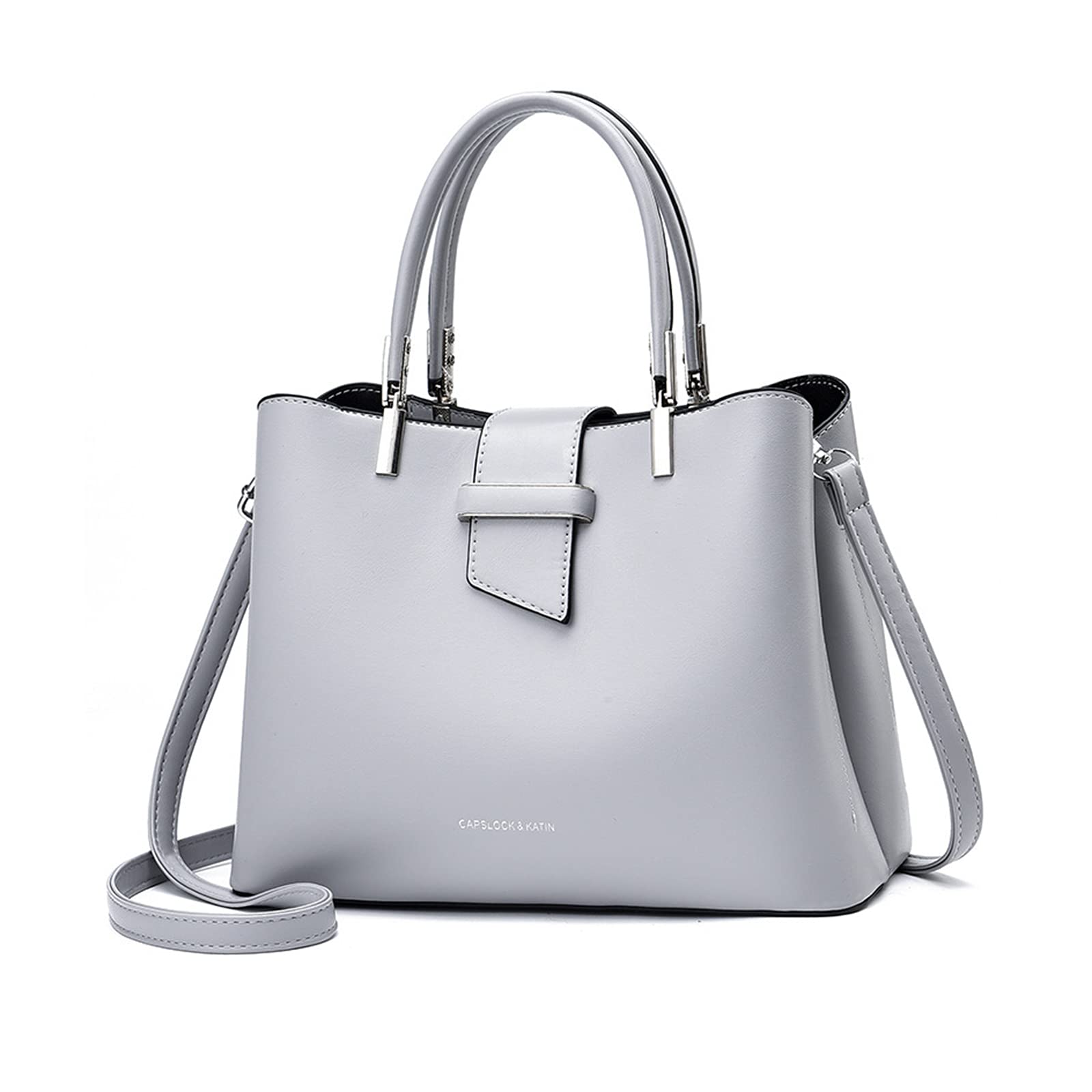 

shoulder large shoulder faux business gray [PORRASSO] Women s handbag, plain, bag, stylish, capacity, bag, waterproof, leather, bag, date, travel, сірий колір