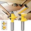 Large Lock Miter Router Bit 120Degree Shank Tenon Cutter Woodworking CarvingTool