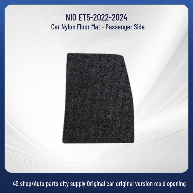 Nylon Car Floor Mats: Wear-Resistant, Black, Fits Nio ET5 Models 2022-2024