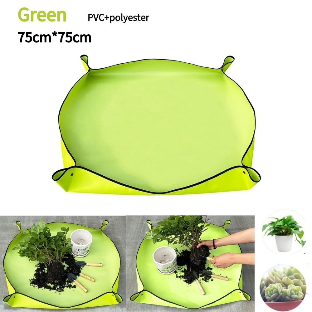Planting Mat 30cm-100cm Gardening Potting Pad Foldable Garden Plant Flower Pot Flower Pots Transplanting Mats Waterproof Potting