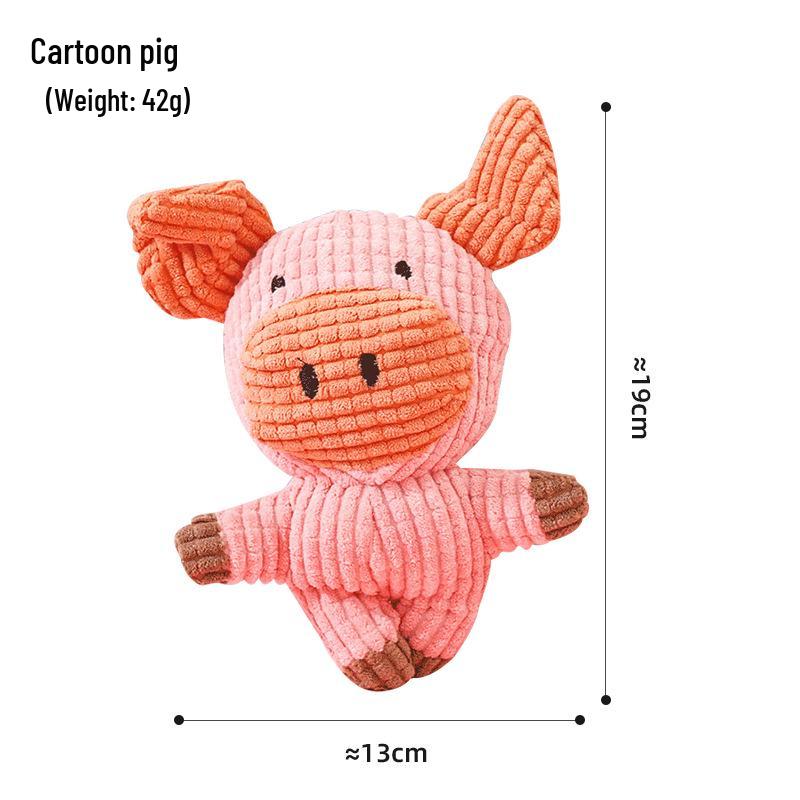Durable Cartoon Elephant Teething Toy for Pets