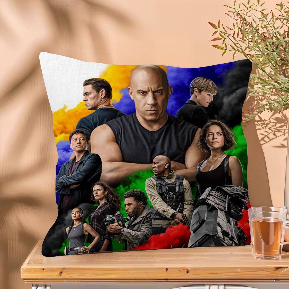 Classic Adventure Crime Movie Fast  Furious Cushion Cover  Cm Polyester Sofa Cushions Decorative Throw Pillows