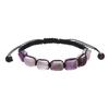 Zhouhang Natural Crystal Aventurine Amethyst Woven Bracelet Jewelry