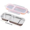 Snack Pack Containers Stackable Reusable Fruit Box With Divider Multi Compartment Leakproof Silicone Sealed Food Storage For