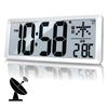 Digital Radio Large Wall Hanging Alarm Large LCD Wall Desk Automatic Light Sensitive Automatic Time Backlight Battery Time Rotation of the