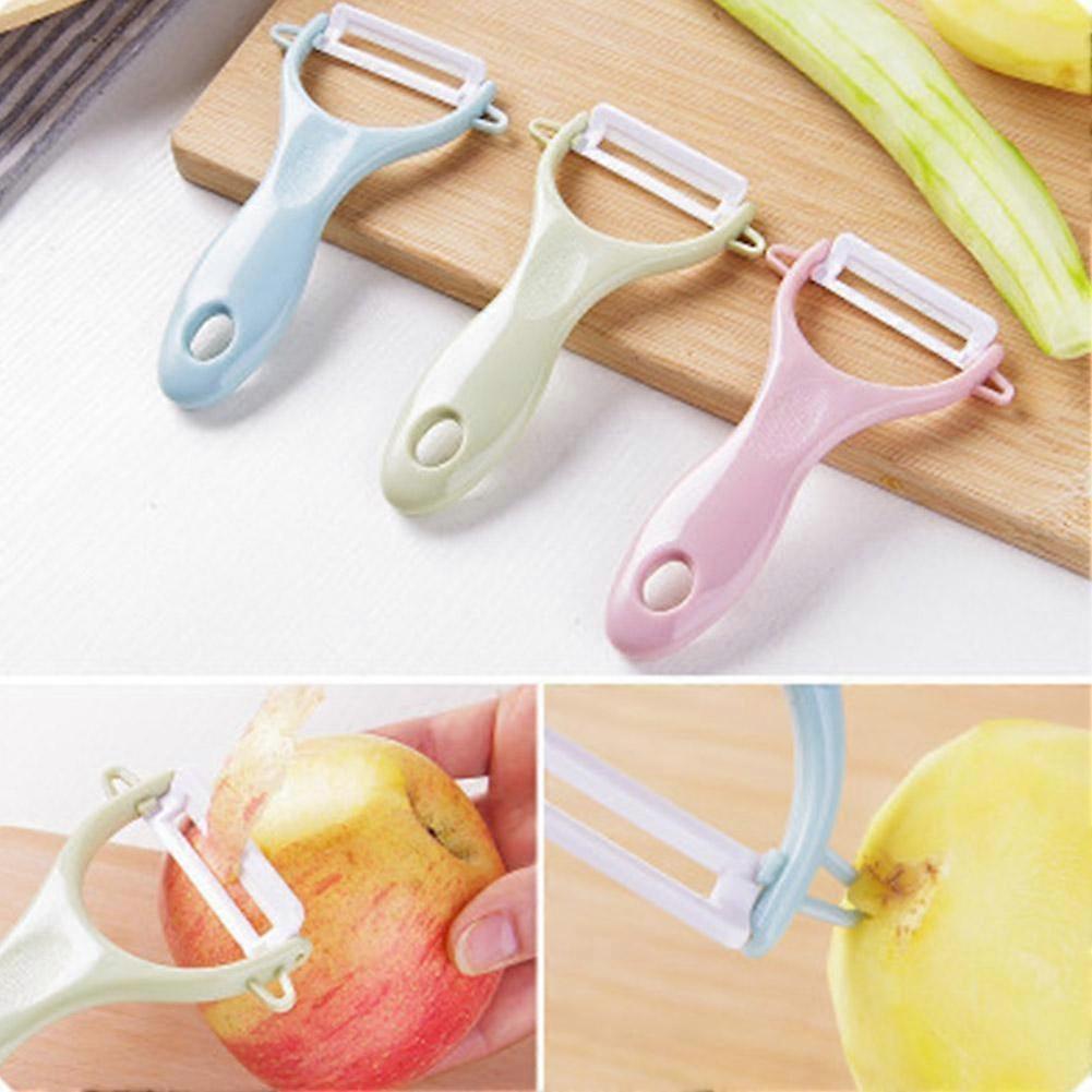 Ceramic Peeler Fruit Peeler, Kitchen Multifunctional Compact Texture