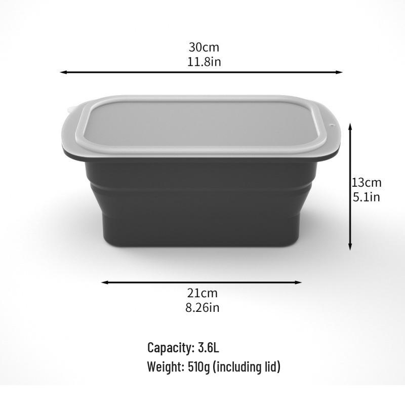 Extra Large Foldable Silicone Ice Cube Mold - 8 lb Capacity