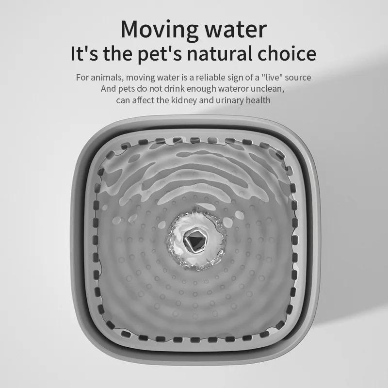 3L Smart Pet Water Fountain Automatic Induction Circulating Filtering Cat Water Drinker USB Electric Mute Cats Water Dispenser