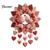 Herbst Ernte Weihnachten Halloween Ostern Basteln 12 Monate DIY Türhänger Nähset, Stoff Patchwork Muster und DIY-Set für Anfänger Saisonal