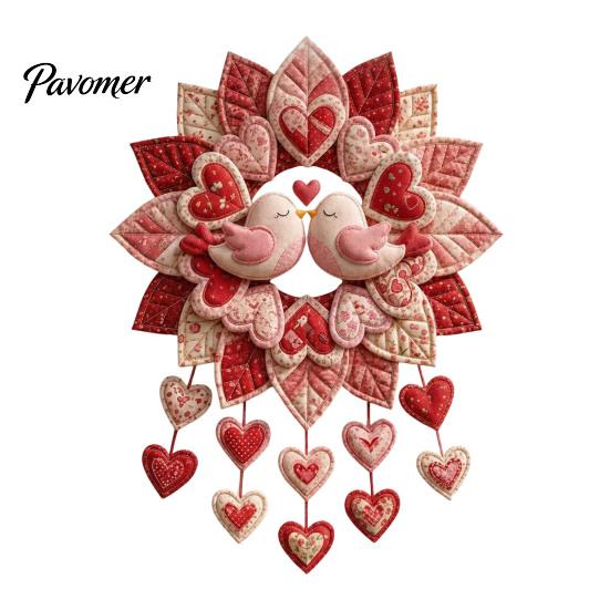 Herbst Ernte Weihnachten Halloween Ostern Basteln 12 Monate DIY Türhänger Nähset, Stoff Patchwork Muster und DIY-Set für Anfänger Saisonal