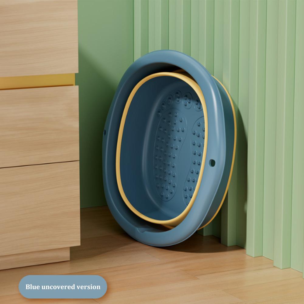 Foldable Footbath Massage Bucket Soaking Bucket Folding Basin Spa Foot Bath Bucket Household Sauna Bathtub Pedicure Bath Bathtub