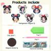 6Pcs Snow White Series Diamond Art Fridge Magnet Diamond Painting Refrigerator Magnet DIY Fridge Stickers for Fridge Whiteboards