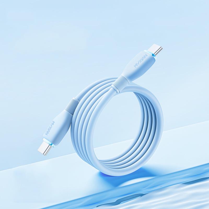 120W Dual Type-C Fast Charging Cable for Apple 15 & Huawei - PD Compatible