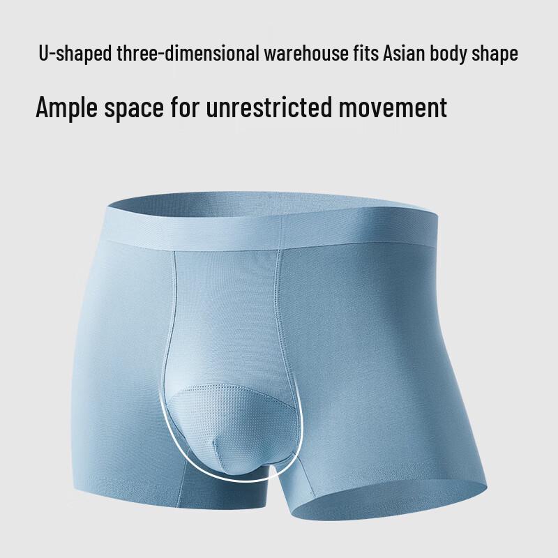 Langsha Men's 2025 S/S Modal 7A Antibacterial Boxer Briefs