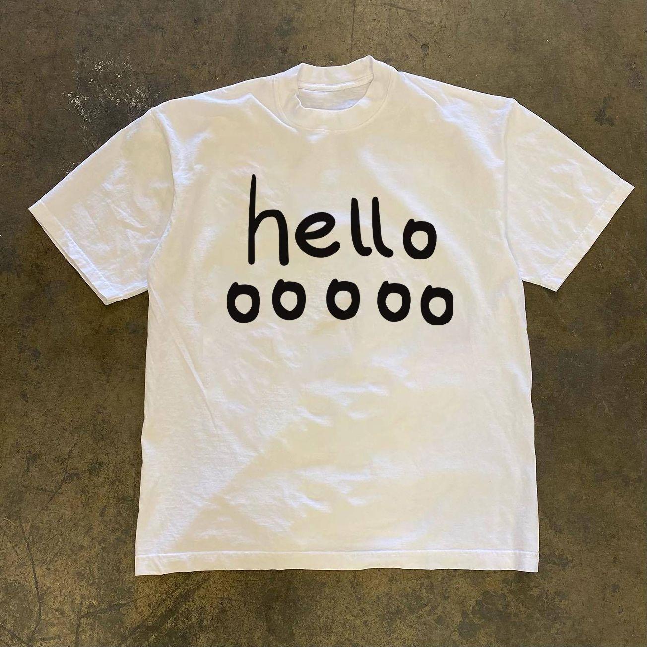 

Versatile loose pure cotton shortsleeved tshirt for both Unisex and Women trendy and fashionable suitable for Instagram 4XL