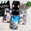 MH30 Cat Kitten Meow Phone Shell Case for iPhone 7 8 11 12 13 14 15 16 17 16E XS Pro Max XR X SE Air