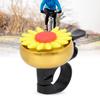 Quality Ultralight Bicycle Bike Flower Decor Bell Cute Looking Clear Sound(yellow)