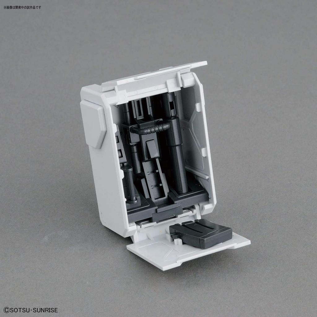 BANDAI SPIRITS HGUC Mobile Suit Gundam 08th MS Platoon Land Type Gundam model plastic la scară 1/144, codificat prin culori