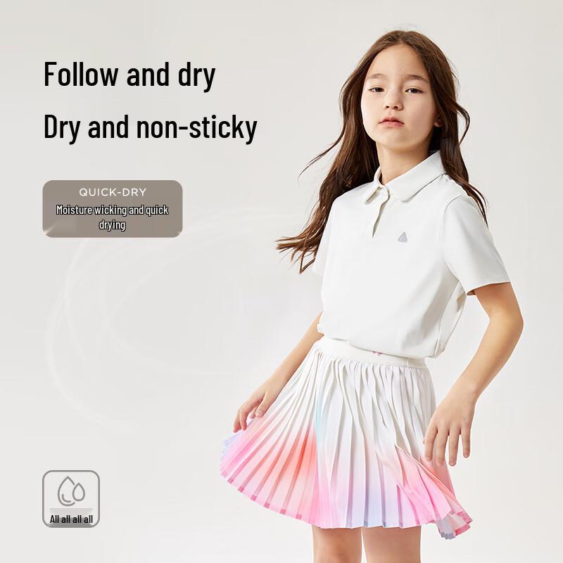 Happy Nocnoc Kids Quick-Dry Cool-Touch Polo T-Shirt