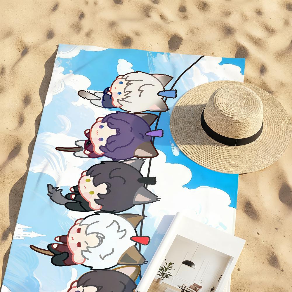 Game Love and Deepspace Caleb Towel Quick Drying Beach Towels Are Suitable For Swimming Pools Camping Yoga And The Gym