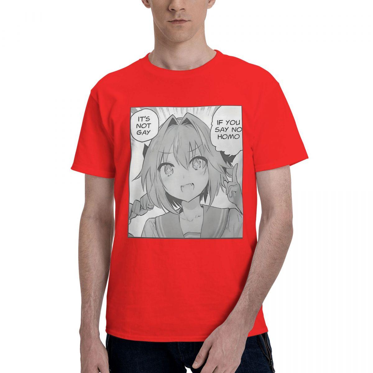 

Астольфо Лучший Трап Fate Grand Order Тактическая RPG Игра 100% Хлопок Повседневный Дышащий Удобный Мужской Топ Дизайнерская Одежда Мужчины S