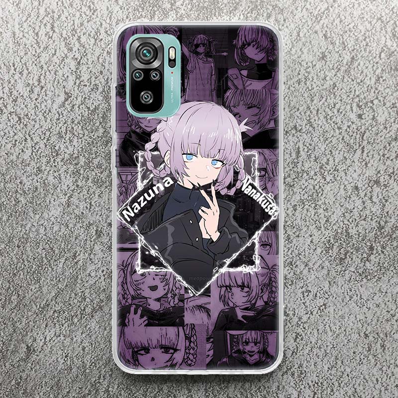 Nazuna Nanakusa Anime Soft Case for Xiaomi Redmi Note 10 9 9S 8 Pro 7 9T 5 Phone Shell Mi 11T 12T 10T 12 11 Lite 6X A3 Cover