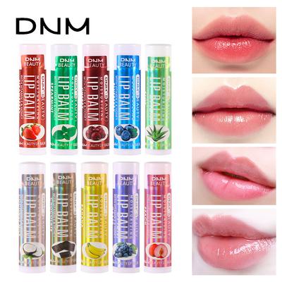 DNM Multi Fruit Flavour Hydratačný balzam na pery 18-farebný výživný primer na pery Dlhotrvajúci hydratačný rúž na pery