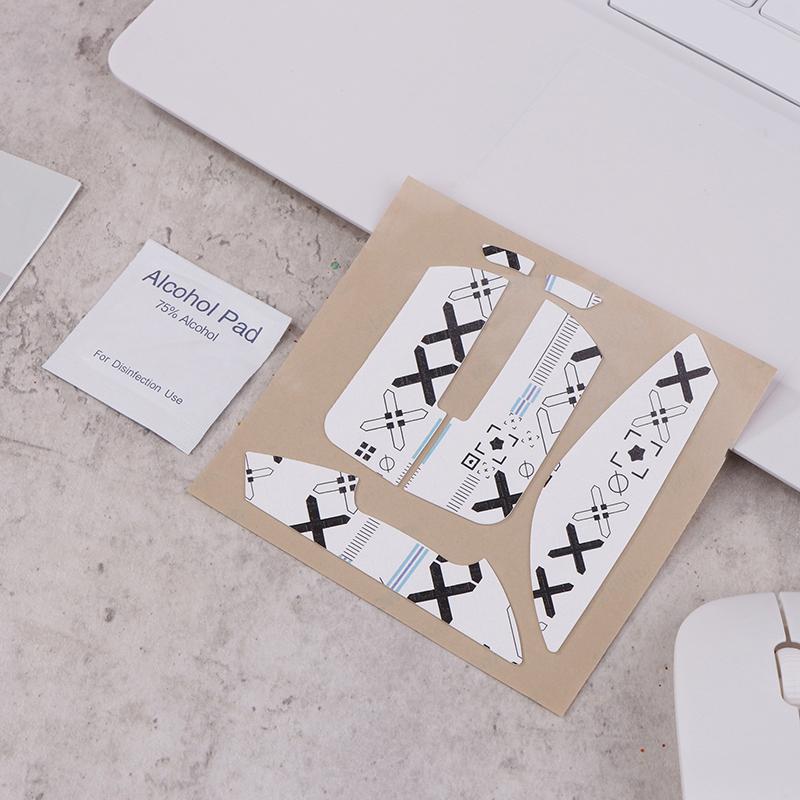 1Set Ultraglide Mouse Anti Slip Sticker For Viper V3 Pro Non-Slip Anti Sweat Tape Ultrathin Snowflake Texture Anti Sweat Patch