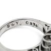 NON BRAND - Chrysoberyl Cat's Eye DiamondRing ring Pt900/Chrysobell Cat's Eye #7.5(JP Size) Array