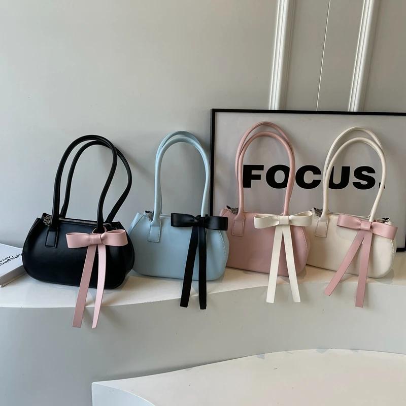 Casual Interior Compartment Shoulder Bags For Women Solid Sewing Line Zipper Square Pu Bags Premium Durable Quality
