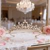 Rhinestone Bridal Tiara Atmosphere Wedding Crown Princess Tiaras  Children Accessories