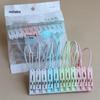 Zhenxing Plastic Clothes Pegs with Rope Hook - Non-slip Clips for Student Sock Drying & Hangers