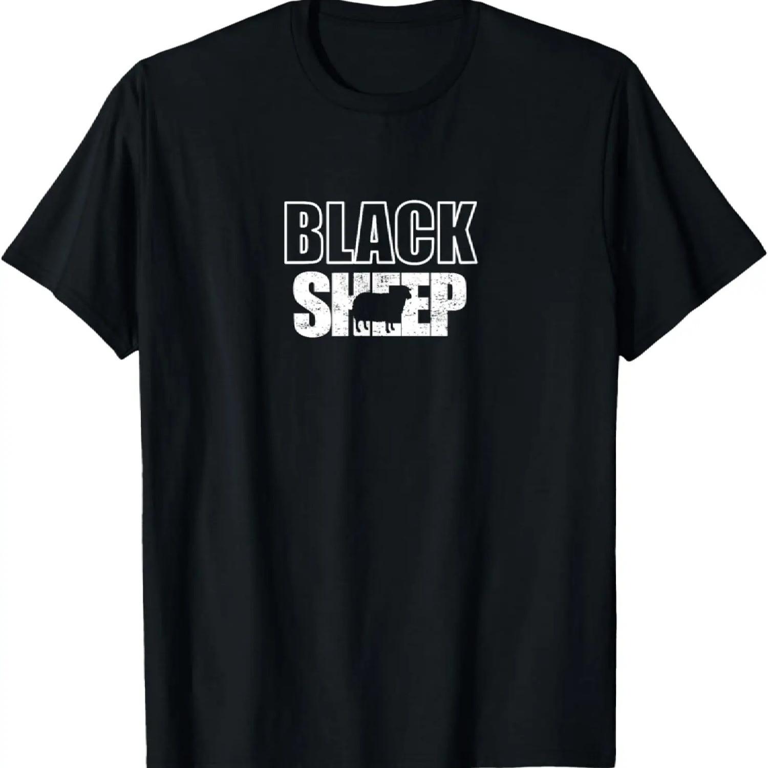 Black Sheep Shirt Outcast Loner Free Thinker T-Shirt S
